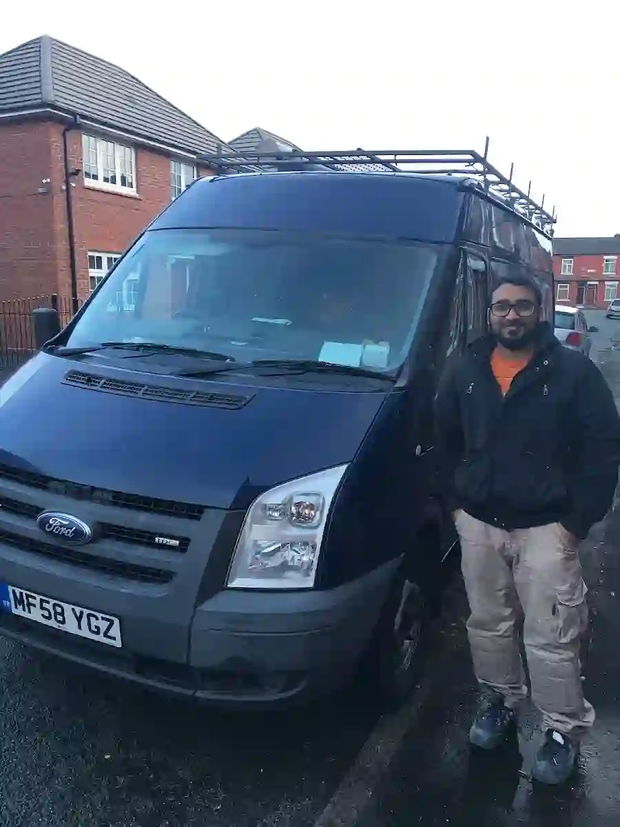 The Lloyd Plumbing Ltd team and branded van